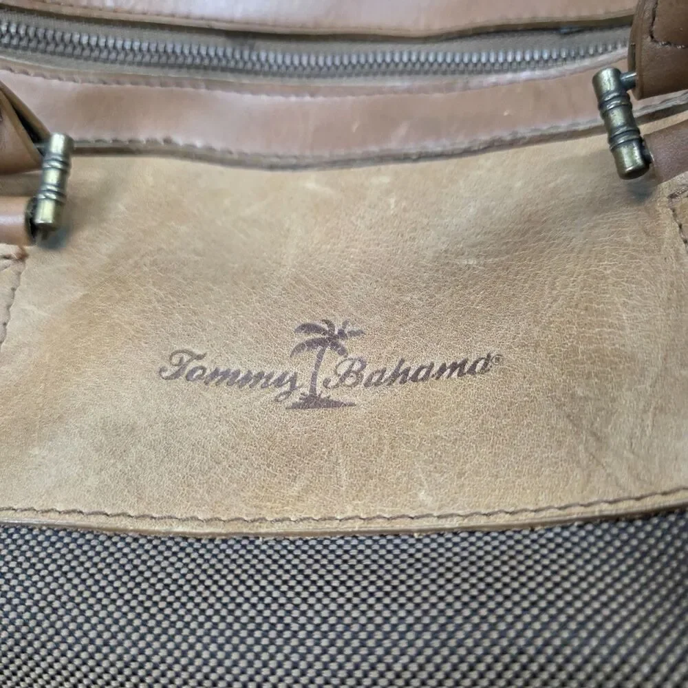 Tommy Bahama Weekender  Canvas Paradise Embroidered Carry On Duffle Bag